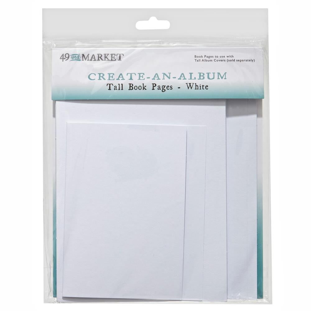 49 and Market Create An Album White Tall Book Pages
